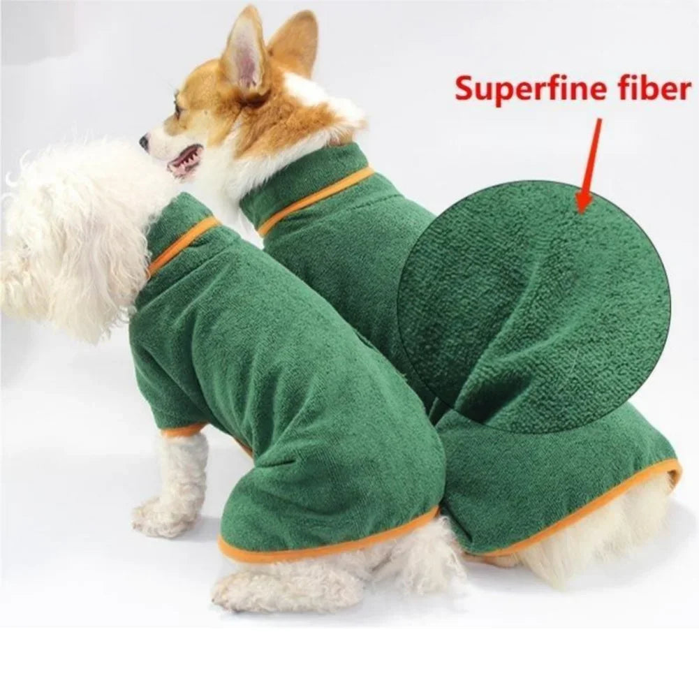 Luxury Dog Bathrobe