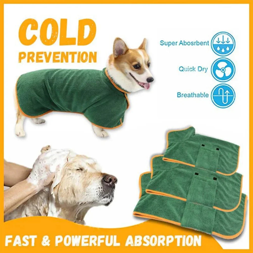 Luxury Dog Bathrobe