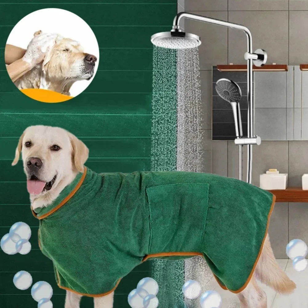 Luxury Dog Bathrobe