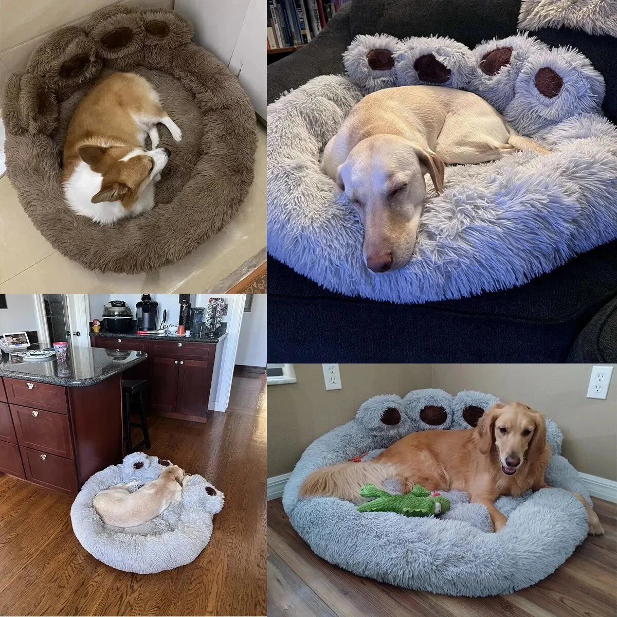 Comfortable Soft Fluffy Pet Bed