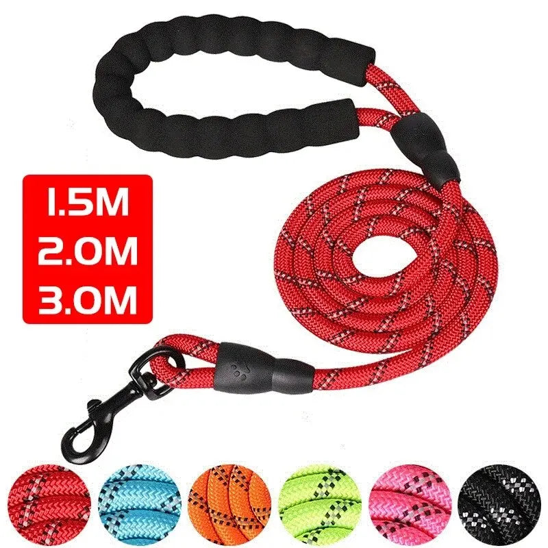 Reflective Strong Dog Lead 1.5/2.0/3.0m