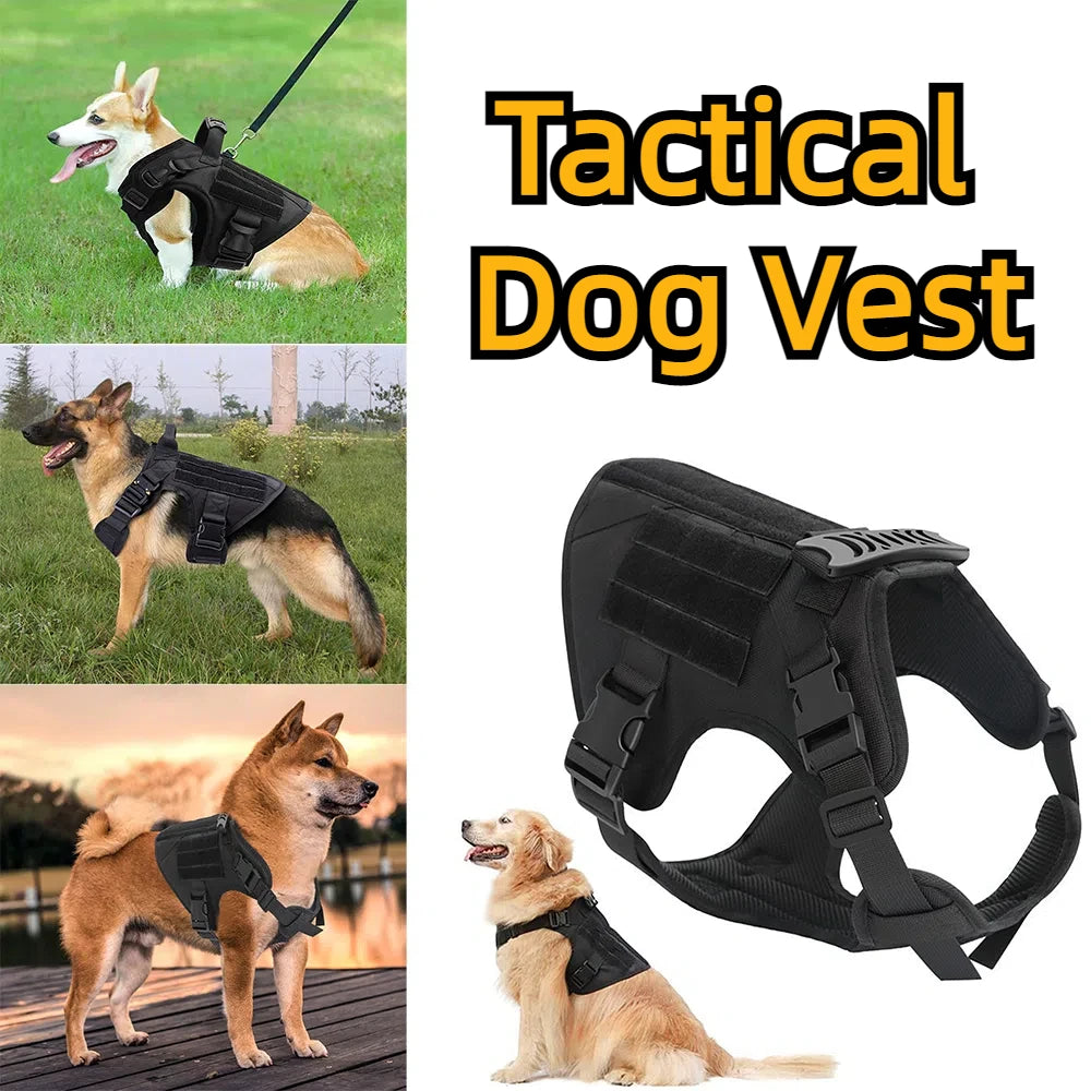 Tactical Quick-Release Training Dog Harness